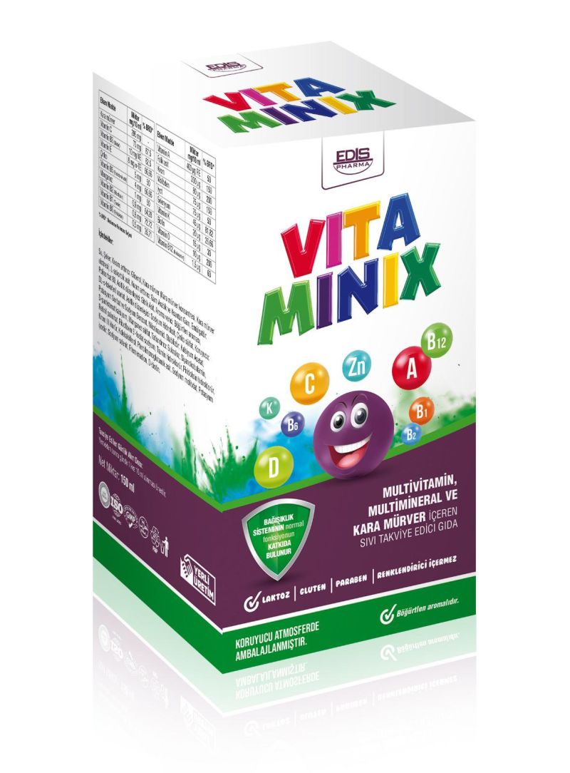Vitaminix Kara Mürver Ekstresi 150 ml