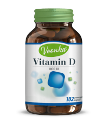 Voonka Vitamin D İçeren Takviye Edici Gıda 102 Kapsül