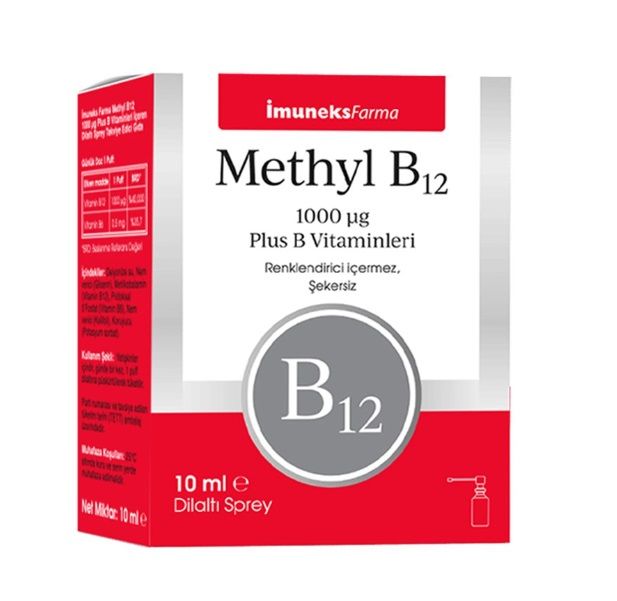 İmuneks Farma İmuneks IF Methyl B12 1000mcg Sprey 10ml