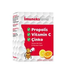 İmuneks Farma İmuneks IF Propolis Vitamin C ve Çinko 20 Tablet