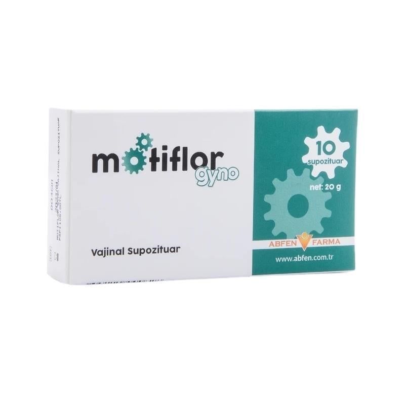 Abfen Motiflor Probiyotik Gyno Vajinal Supozituar 10 Adet