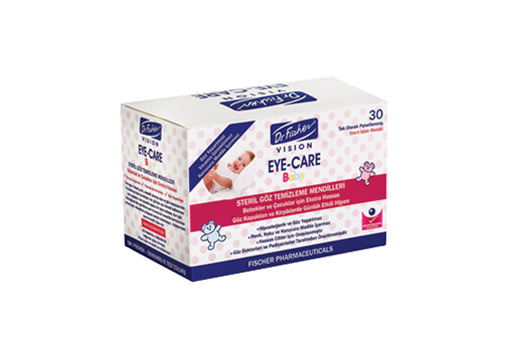 Dr.Fischer Eye-Care 30 Yaprak Bebek Göz Temizleme Mendili