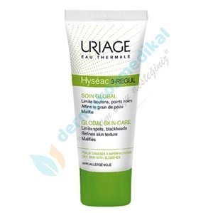 Uriage Hyseac 3-Regul Global Skin Care 40ml ( Leke ve siyah nokta oluşumunu önleyici krem )
