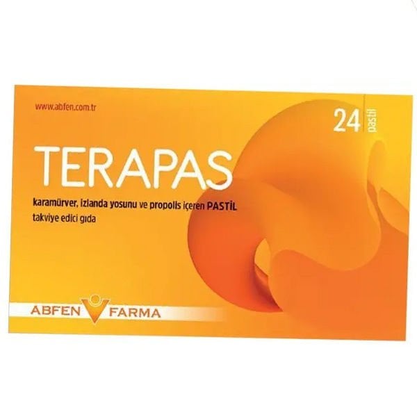Abfen Terapas Pastil 24 Adet Karamürver, Propolis
