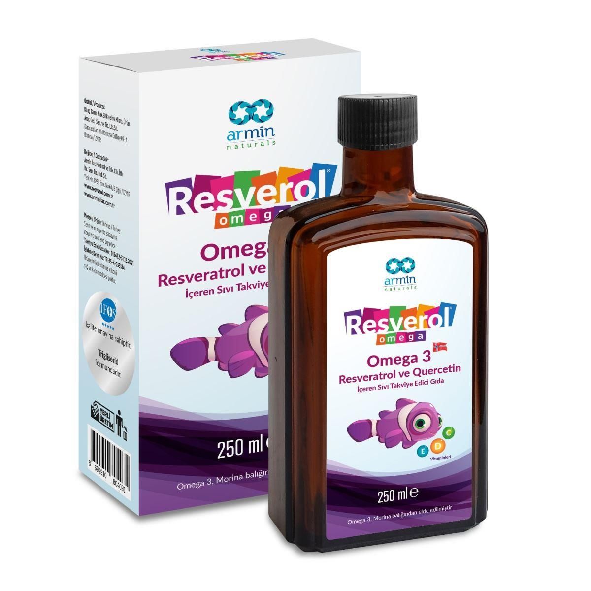 Armin Resverol Omega 3 Şurup 250 ml