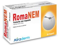 Miraderm RomaNEM Yumurta Zarı Kapsülü 30 Kapsül