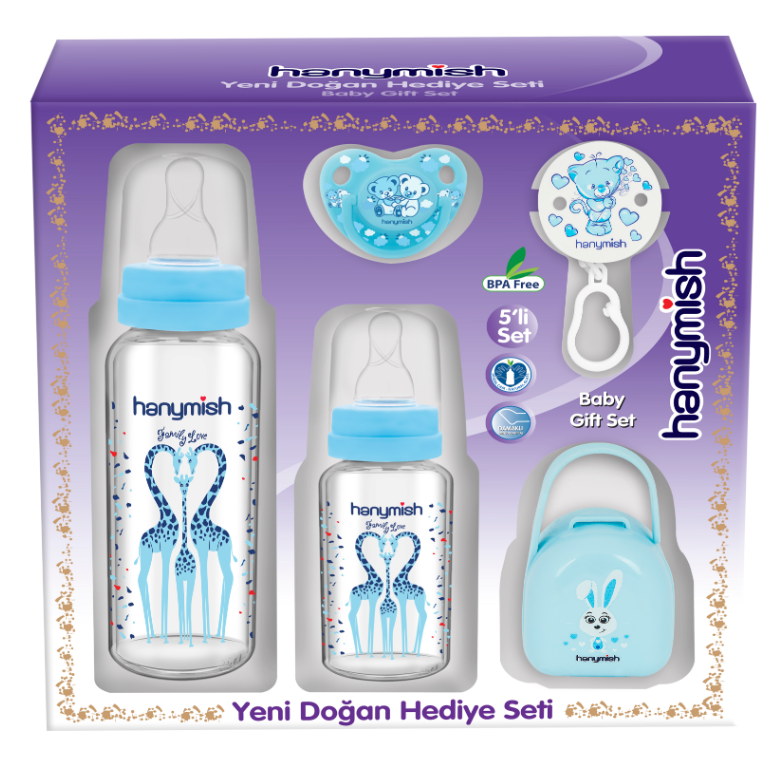 Hanymish Hediye Set - Mavi