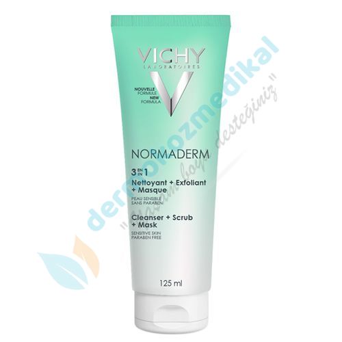 Vichy Normaderm Tri-Activ Cleanser 3'Ü 1 Arada Temizyeici 125ml