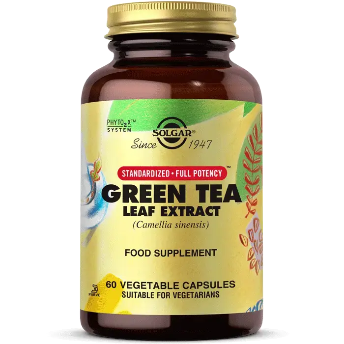 Solgar Green Tea Leaf Extract 60 Kapsül