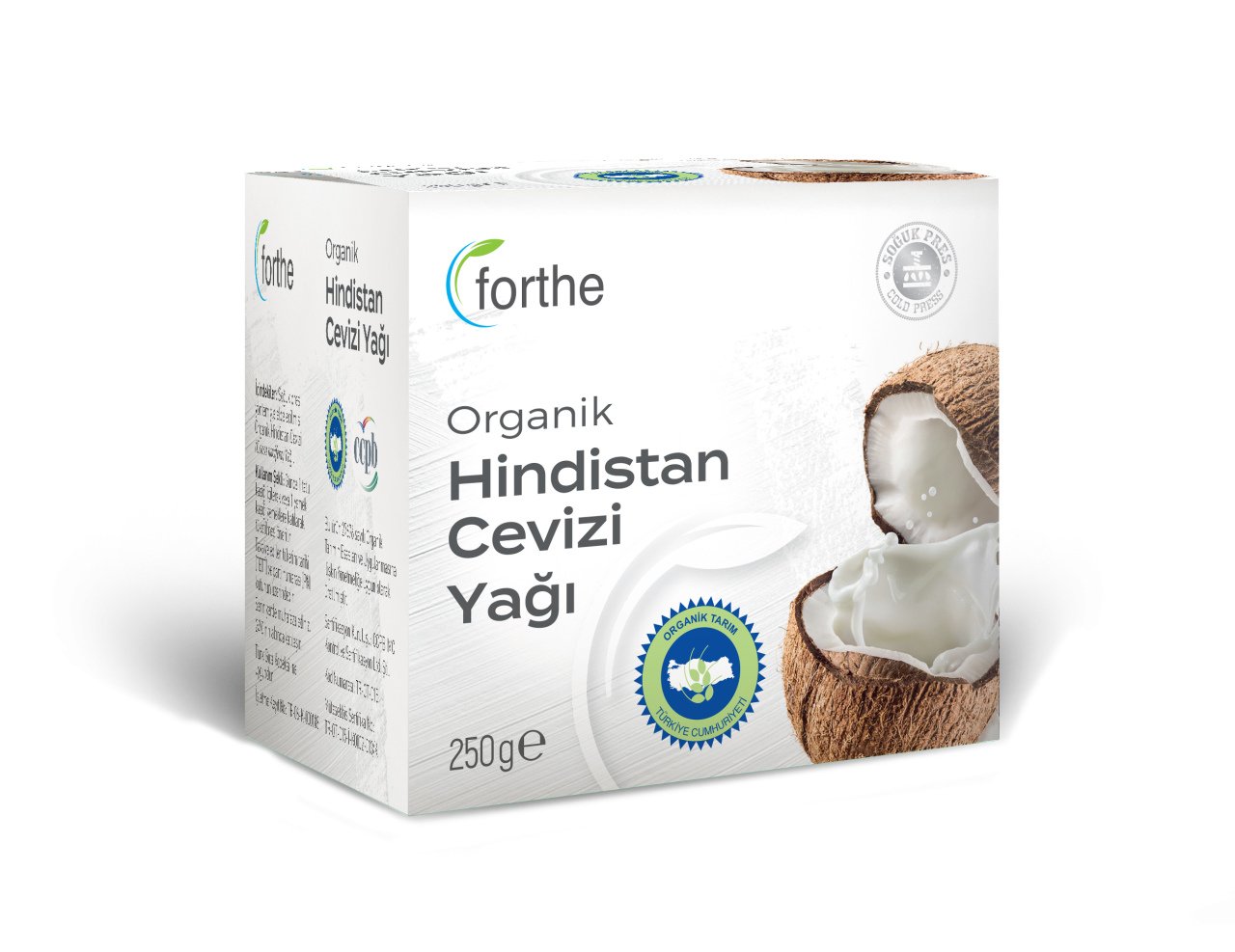 Forthe Organik Hindistan Cevizi Yağı 250 G