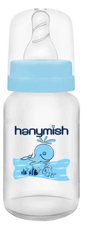 Hanymish PP Biberon 125 ML (Erkek)