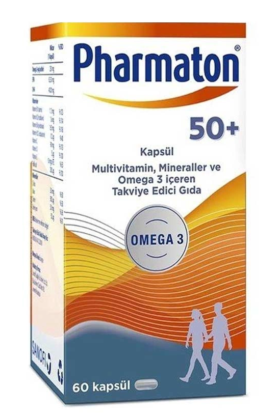 Pharmaton 50 Plus 60 Kapsül