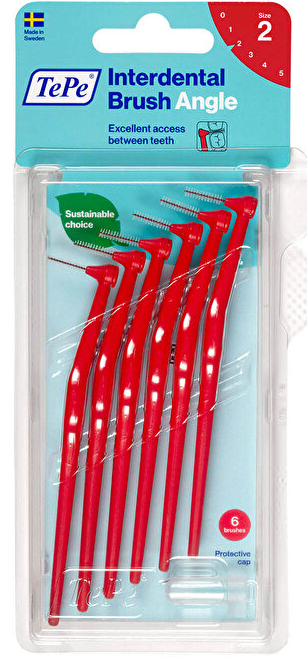 Tepe Angle Arayüz Fırçası Kırmızı 0.5 mm 6'lı