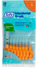 Tepe Orijinal Diş Arası Fırçası Turuncu 0.45 mm 8'li