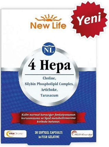 New Life 4 Hepa 30 Bitkisel Kapsül