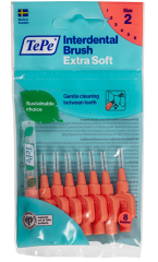 Tepe Diş Arası Fırçası Extra Soft Kırmızı 0.5 mm 8'li