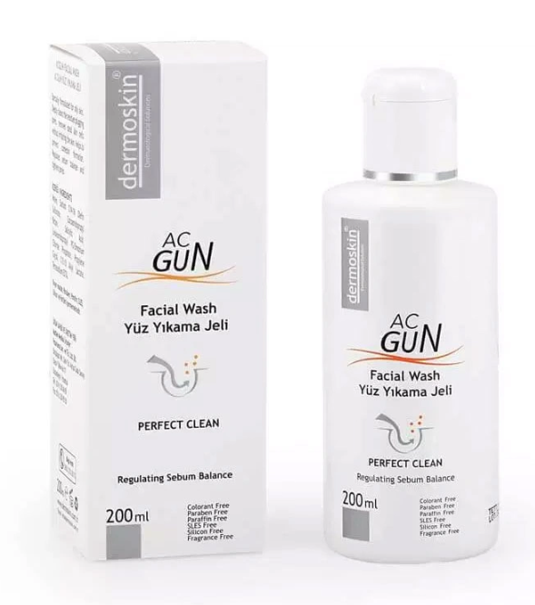Dermoskin Acgun Yüz Yıkama Jeli 200 ml