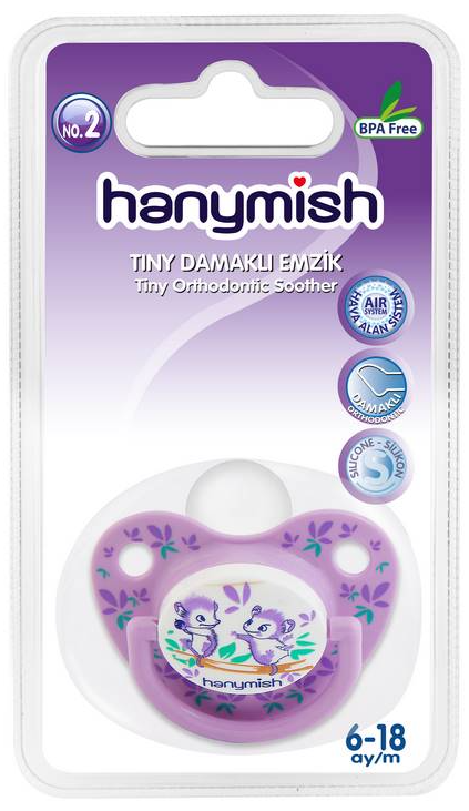 Hanymish Tiny Silikon Damaklı Emzik No:2
