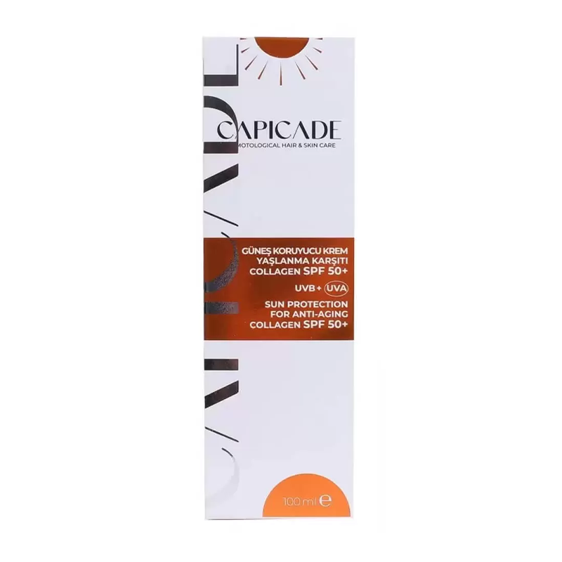Capicade SPF 50+ Collagen Güneş Koruyucu Krem 100 ml