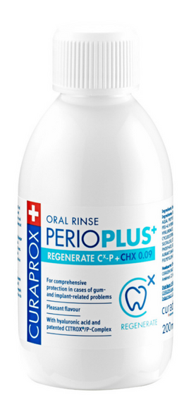 Curaprox Perioplus Regenerate 0.09 CHX Ağız Çalkalama Suyu 200 ml