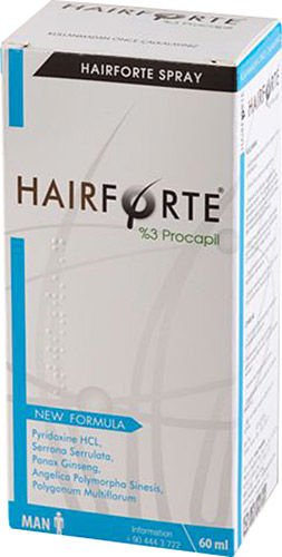 Hair Forte Erkek %3 Procapil 60 ml Dökülmelere Saç Spreyi