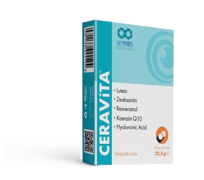 Armin Ceravita Vitamin E ve Mineral içeren Takviye Edici Gıda 30 Tablet