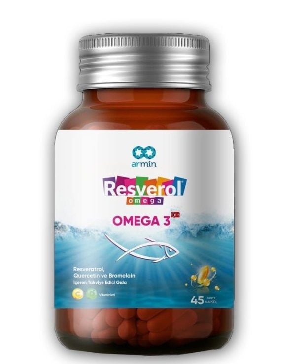Armin Resverol Omega 3 45 Kapsül