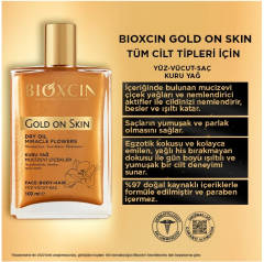 Bioxcin Gold On Skin Vucut Yağı (Kuru Yağ) 100 ml