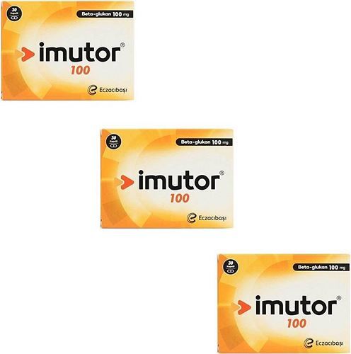 Imutor Beta Glukan 3'lü Paket 30 Kapsül