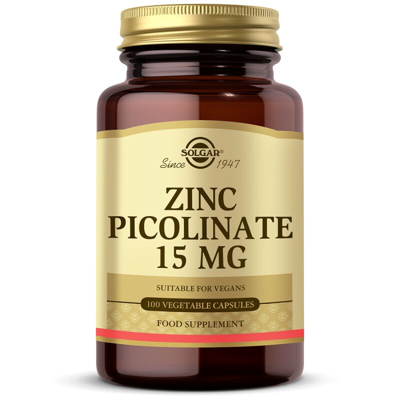Solgar Zinc Picolinate 15 mg 100 Tablet