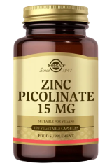 Solgar Zinc Picolinate 15 mg 100 Tablet