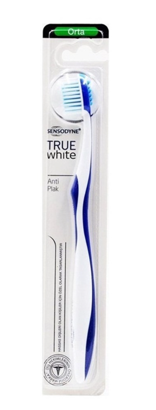 Sensodyne True White Anti Plak Orta Diş Fırçası