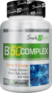 Suda Vitamin Vitamins B-50 Complex 60 Bitkisel Kapsül