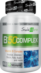 Suda Vitamin Vitamins B-50 Complex 60 Bitkisel Kapsül