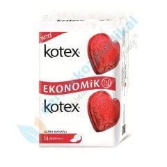 Kotex Ultra Hijyenik Ped Uzun Eko Paket 14 Adet