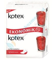 Kotex Ultra Hijyenik Ped Gece Eko Paket 12 Adet