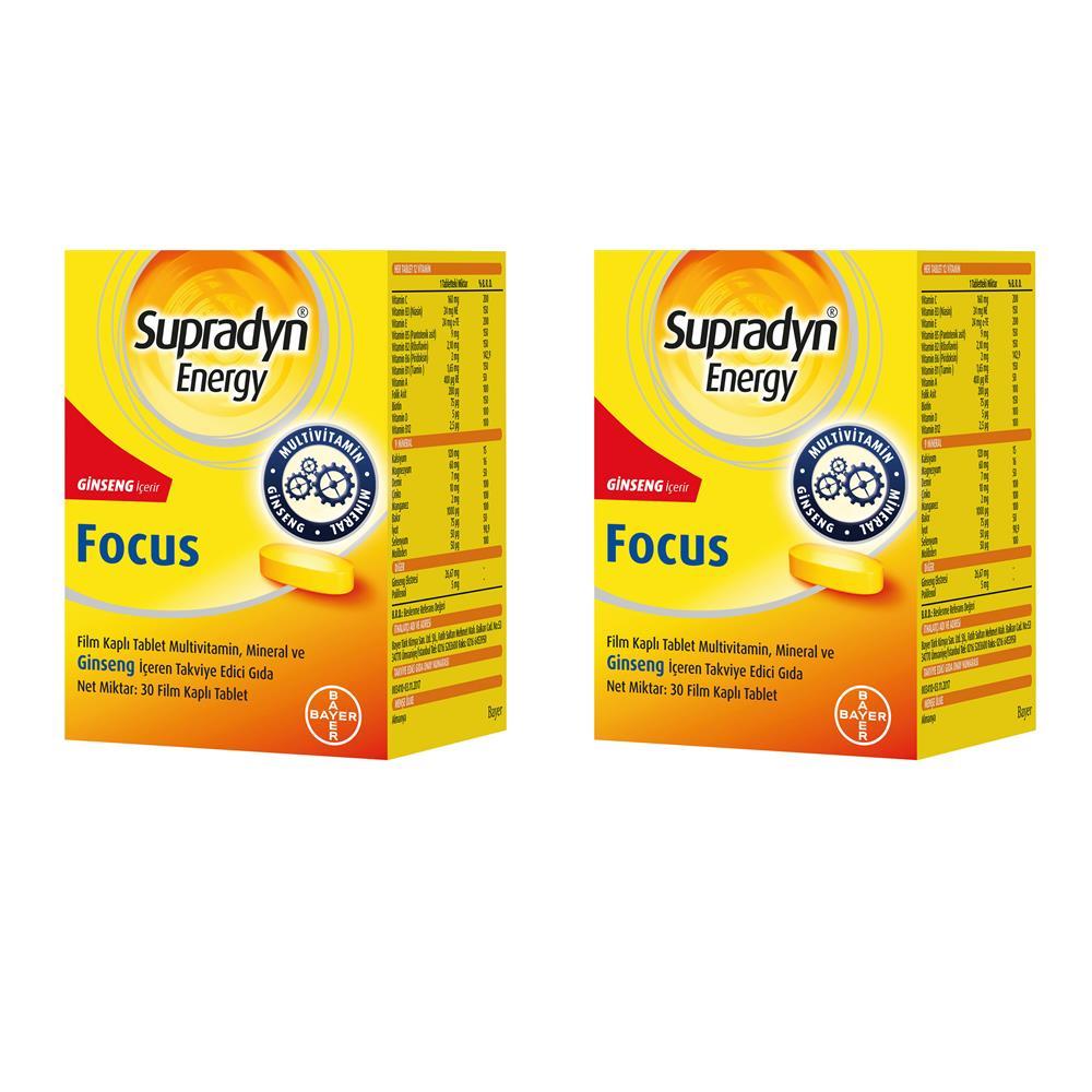 Supradyn Energy Focus 2'li 30 Tablet