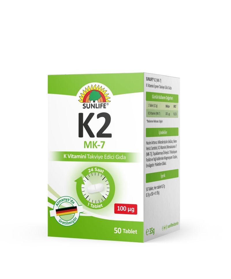 Sunlife Vitamin K2 50 Tablet