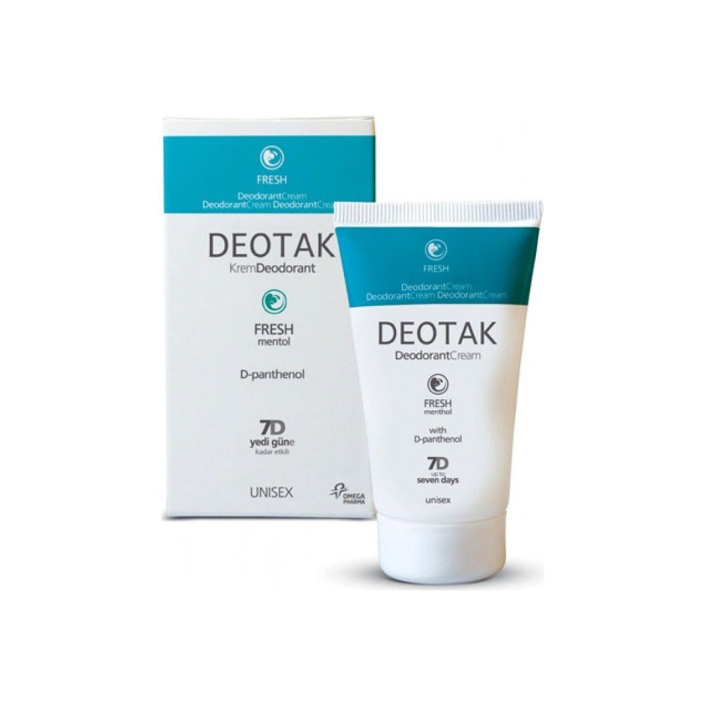 Deotak Fresh Menthol Krem Deodorant 35ml