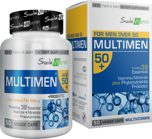 Suda Vitamin Multimen 50+ 50 Kapsül