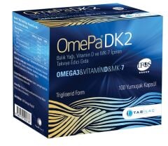 Omepa DK2 Omega 3 - Vitamin D - Menaq7 100 Yumuşak Kapsül