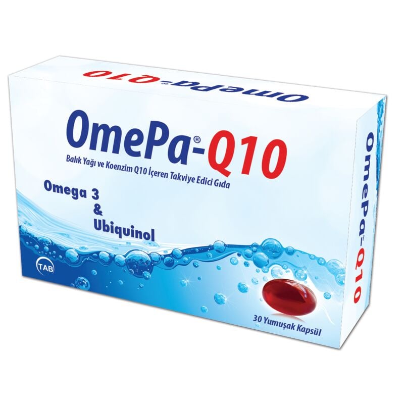 Omepa-Q10 Omega3 Ubiquinol 30 Kapsül