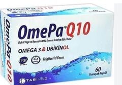 Omepa-Q10 Omega3 Ubiquinol Takviye Edici Gıda 60 Kapsül