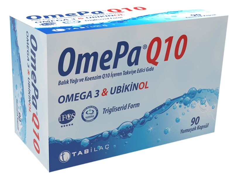 Omepa-Q10 Omega 3 Ubiquinol 90 Kapsül