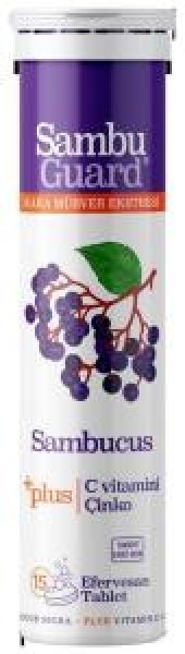 SambuGuard Kara Mürver Ekstresi 15 Efervesan Tablet