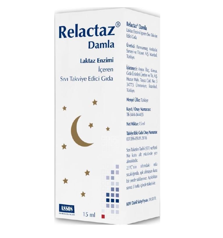 Assos İlaç Relactaz Damla 15 ml