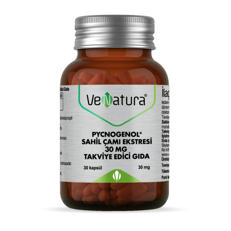 VeNatura Pycnogenol Sahil Çamı Ekstresi 30 mg Takviye Edici Gıda 30 Kapsül