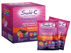 Suda Vitamin C Sambucus Zinc Çinko D3 20 Şase