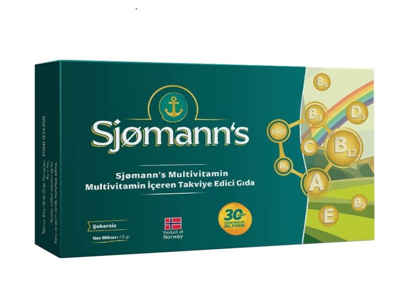 Sjomann's Multivitamin 30 Yumuşak Kapsül