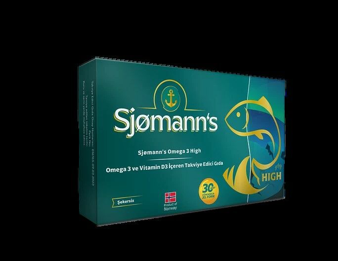 Sjomann's Omega 3 High 30 Kapsül